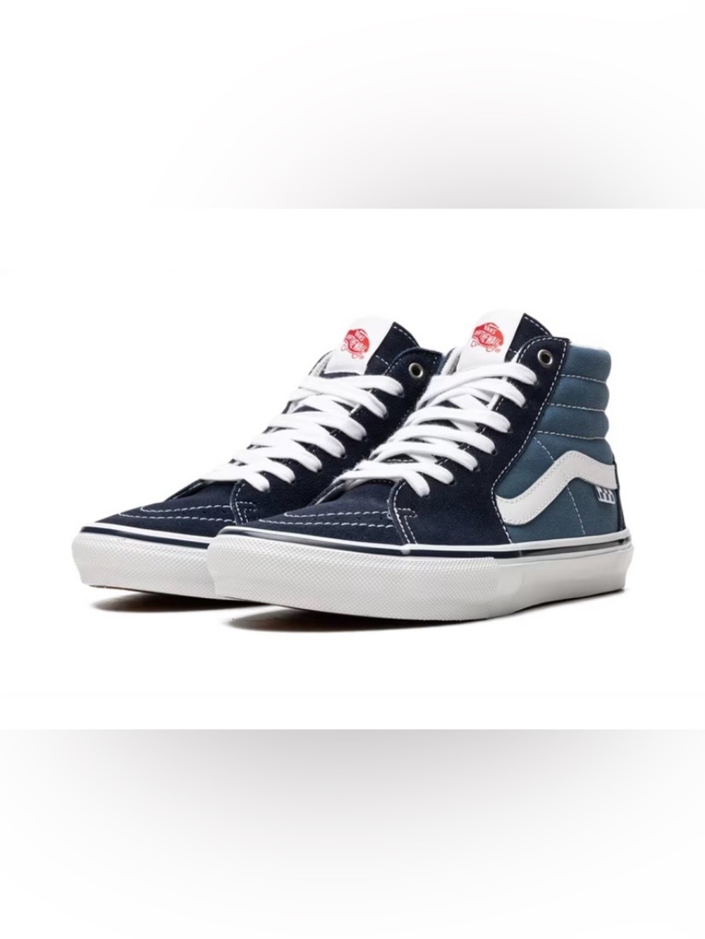 Vans Sk8-Hi Navy White Men's Size 11 New With Box High Top Sneakers